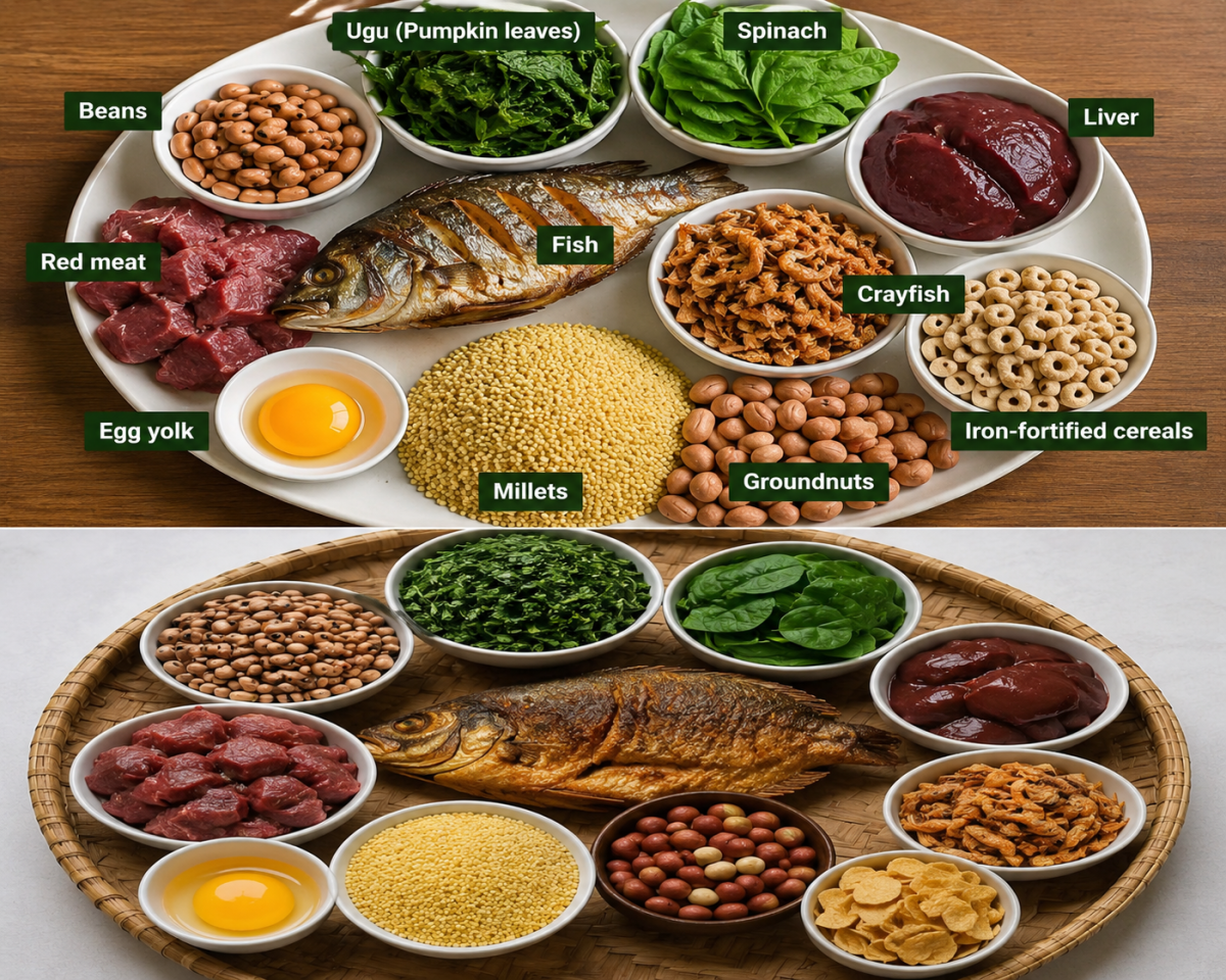 Iron-rich foods in Nigeria