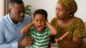 Parents and son