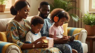 A happy family