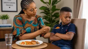 Nigerian Mum and Child