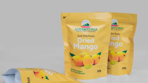 Crunchy mango chips