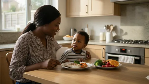 A Nigerian woman preparing nutritious food for the children 