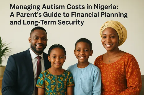 African family managing autism meltdown calmly