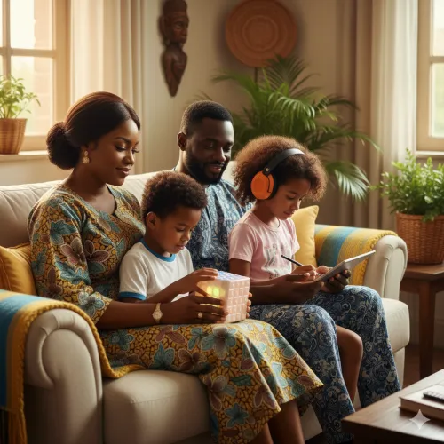 A happy family