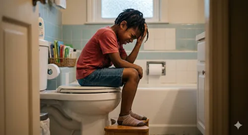 Constipated child with autism 